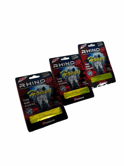 Rhino 69 Extreme 6000 Honey (Single Sachets – 15 G) - Viphoneys