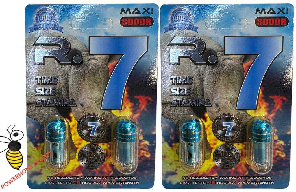 Rhino 7 Maxi 3000K Male Enhancement (2 Pills) - Viphoneys