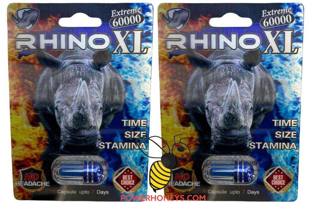 Rhino XL Extreme 60000 Male Enhancement (1 Pill) - Viphoneys